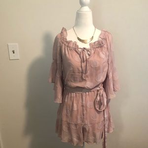 Polka Dot Pink Romper